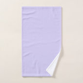 Lavande Violet Moderne Écriture Féminine Monogramm (Serviette à main)