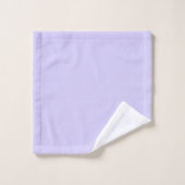 Lavande Violet Moderne Écriture Féminine Monogramm (Gant de toilette)