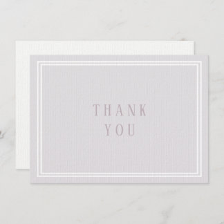 Lavande violette carte de remerciements traditionn