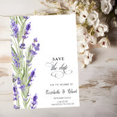 Lavander groen Bewaar de datum Save The Date
