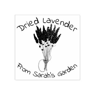Lavandula gedroogde lavender Bunch uit de tuin Rubberstempel