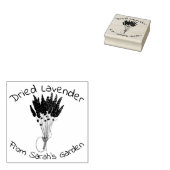 Lavandula gedroogde lavender Bunch uit de tuin Rubberstempel (Gestempeld)