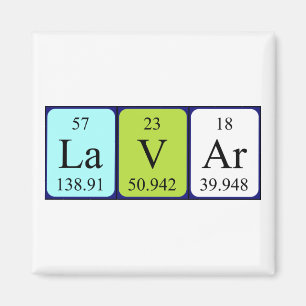 Lavar periodieke table name magnet magneet