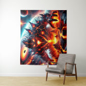 lavastemonster wandkleed (In situ)