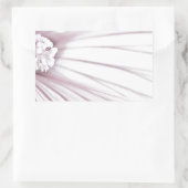 Lavatera Flower Macro Rechthoekige Sticker (Tas)