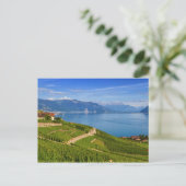 Lavaux regio, Vaud, HDR Briefkaart (Staand voorkant)