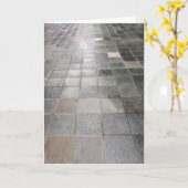 Lavé à la pluie, carte (Fleur jaune)