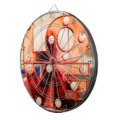 LAVE (Big Red Lettering) Dartbord (Voorkant Rechts)