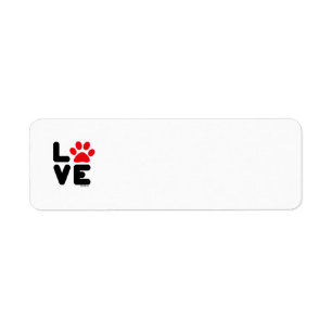 LAVE - Blk/rood Etiket