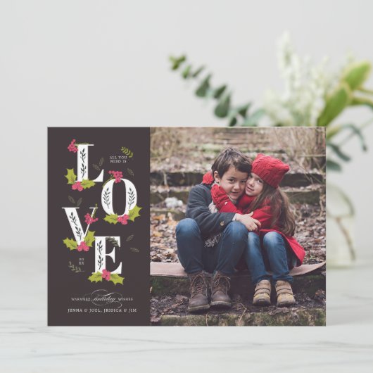 LAVE Caca-kerstfeestkaart Feestdagenkaart (Staand voorkant)