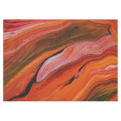 Lave coulée dans différentes nuances de nappes rou (Devant (Horizontal))