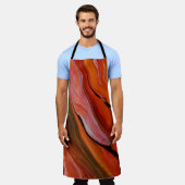 Lave coulée dans différentes nuances de tablier ro (Porté)