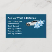 Lave-Linge Et Cartes de visite Détaillants (Devant)