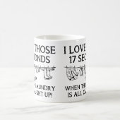 Lave-linge Jour Maison Nettoyage Drôle café Mug (Centre)