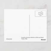 Lave-linge séché par linge, carte postale (Dos)