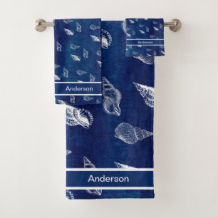 Lave marine personnalisée Blanche Coquillage marin