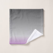 lave moderne gris ombré kit de toilette (Gant de toilette)