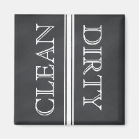 Lave-vaisselle de style tableau noir Magnet Nettoy