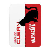 Lave-vaisselle Kitty Cat Magnet - Lavée Propre (Vertical)