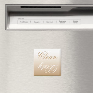 Lave-vaisselle Latte Ombre Magnet propre/sale