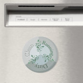 Lave-vaisselle Magnet Vert Ruscus Feuilles Propre (In Situ (Lave-vaisselle))