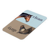 Lave-vaisselle propre Lave-vaisselle Magnet Chevau (Côté Gauche)