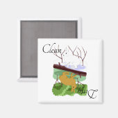 Lave-vaisselle propre sale Magnet Lapin lièvre lap (Recto/Verso)