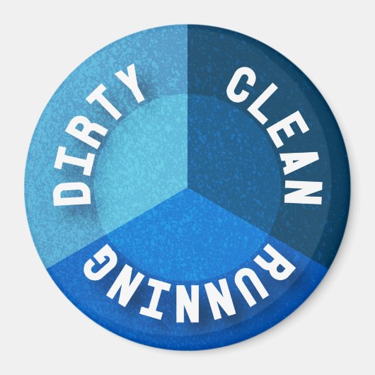 Lave-vaisselle réversible Magnet Nettoyer la salis (Devant)