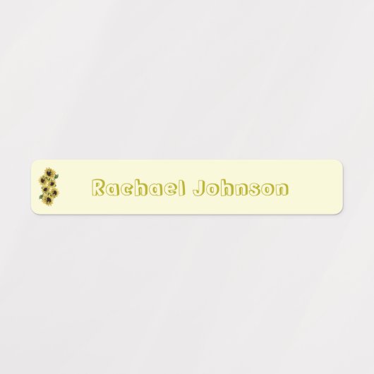 Lave-vaisselle Rustique Tournesols Étiquettes en s (Design 1)