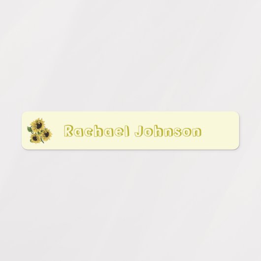 Lave-vaisselle Rustique Tournesols Étiquettes en s (Design 2)