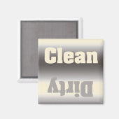 Lave-vaisselle sale ou propre aimant - Dégradé (Recto/Verso)