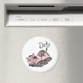 Lave-vaisselle sale Piggie Magnet (In Situ (Lave-vaisselle))