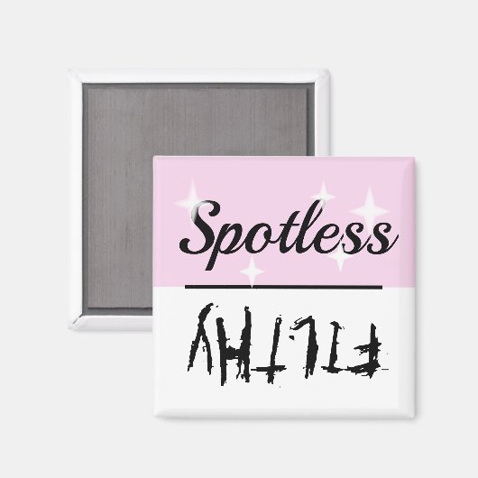 Lave-vaisselle sans tache Magnet (Recto/Verso)