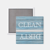 Lave-vaisselle Style bois Magnet Propre et sale (Recto/Verso)