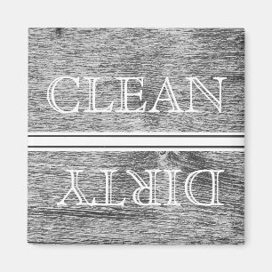 Lave-vaisselle Style bois Magnet Propre et sale