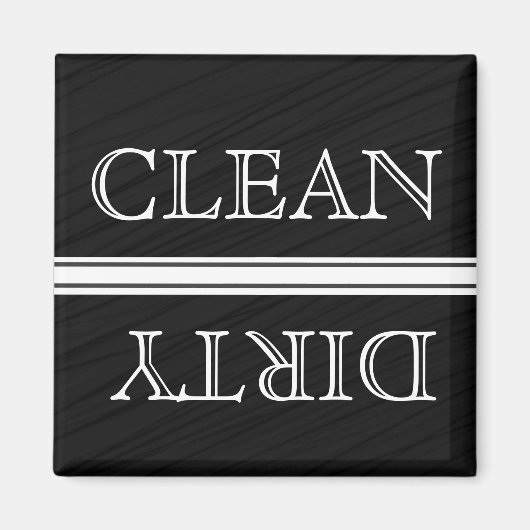 Lave-vaisselle Style Chalkboard Magnet Clean & Dir (Devant)