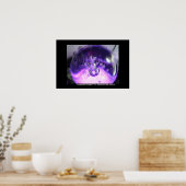Lavendar Bubbles Poster (Keuken)