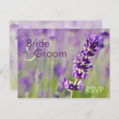 Lavendar ・ Carte postale RSVP (Devant / Derrière)