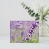 Lavendar ・ Carte postale RSVP (Debout devant)