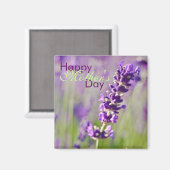 Lavendar · Happy Moederdag Magnet Magneet (Voorkant / Achterkant)