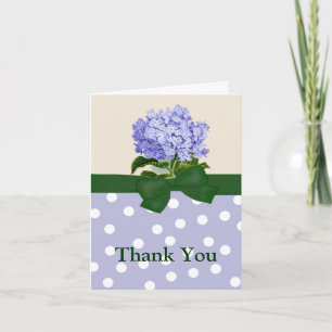 Lavendar Hydrangea-Wenskaart Bedankkaart