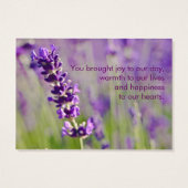 Lavendar ・ Merci Profilecard (Dos)