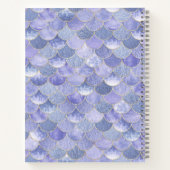 Lavendar Purple Monogram Mermaid Journal Carnet (Dos)