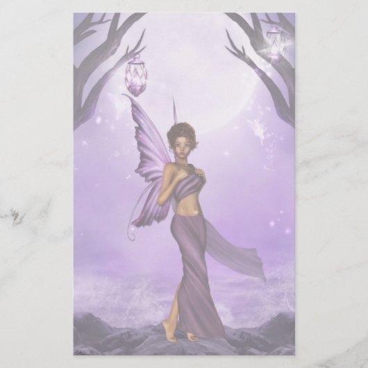 Lavendar rêve la papeterie féerique (Devant)