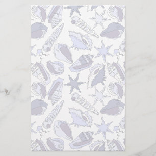 Lavendar Seashells Briefpapier