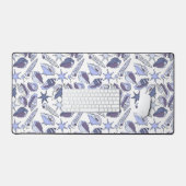 Lavendar Seashells Bureaumat (Keyboard & Muis)