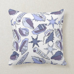 Lavendar Seashells Kussen
