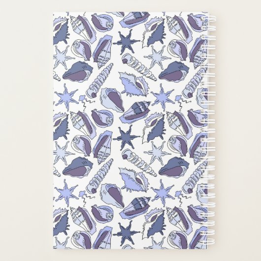 Lavendar Seashells Planner (Achterkant)