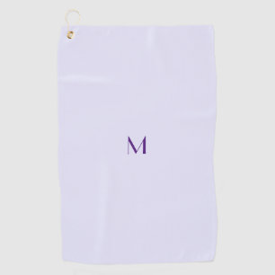 lavendekleur - voeg monogram toe golfhanddoek