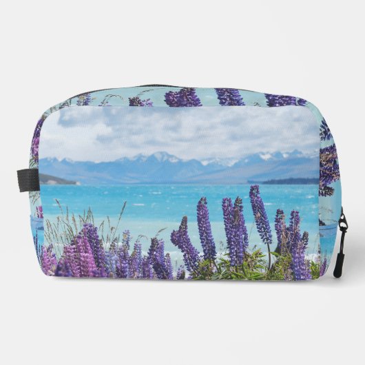 Lavendel aan de oever van het meer toilettasje (Voorkant)